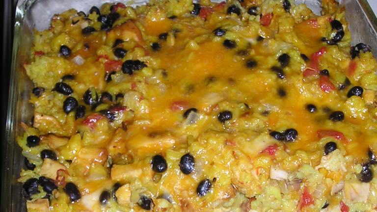 Baked Chicken and Rice With Black Beans created by Deb G