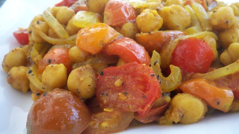 Bombay Spiced Chickpeas & Tomatoes Created by Parsley