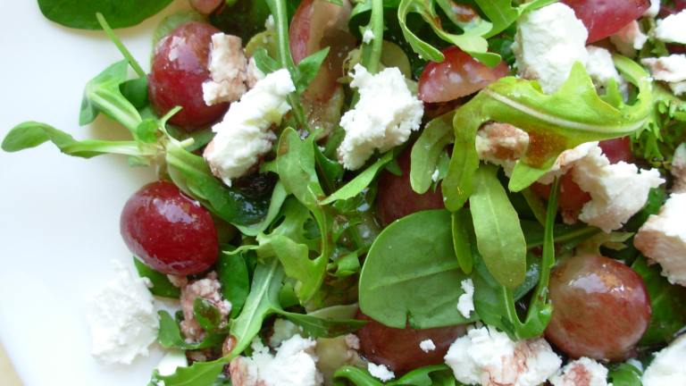 Arugula and Goat Cheese Salad Created by French Tart