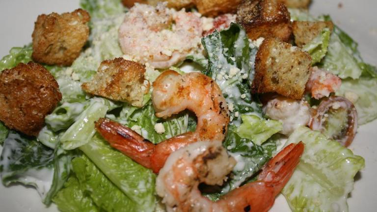 Grilled Shrimp Caesar Salad Created by queenbeatrice