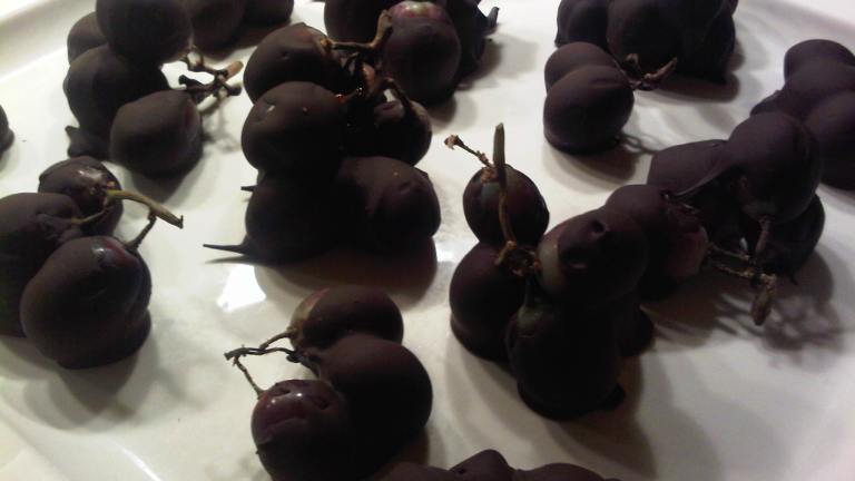 Chocolated Covered Grapes With a Kick!!! created by GreekGirlPB