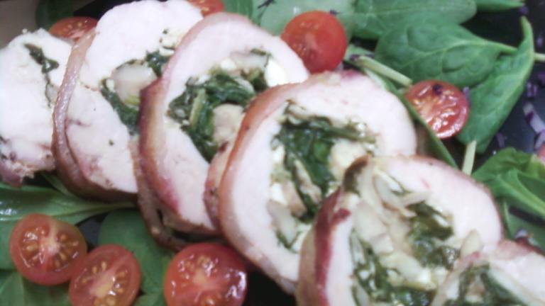 Bacon Wrapped Stuffed Chicken (Gluten Free) Created by Chef Travis W Holla