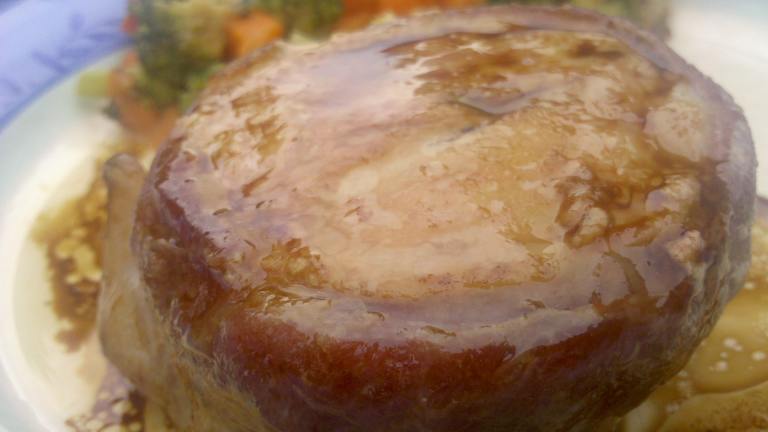 Turkey Filet Mignon Wrapped in Turkey Bacon Created by Bay Laurel