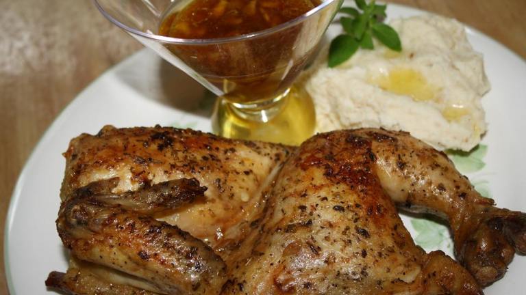 Roasted Chicken With Marmalade Created by queenbeatrice
