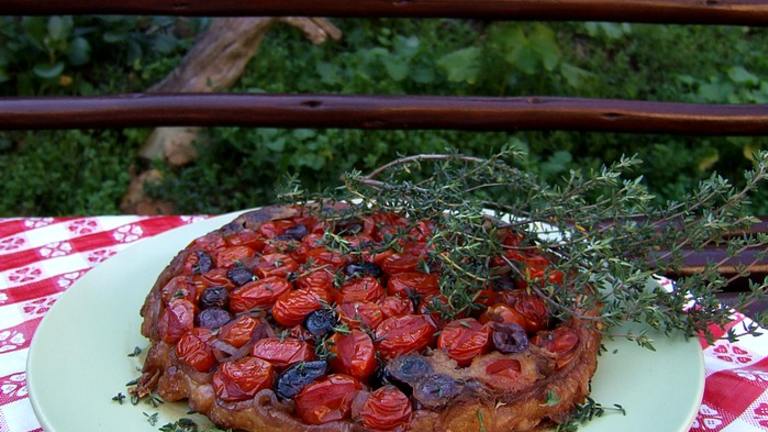 Tomato Tarte Tatin Created by Zurie