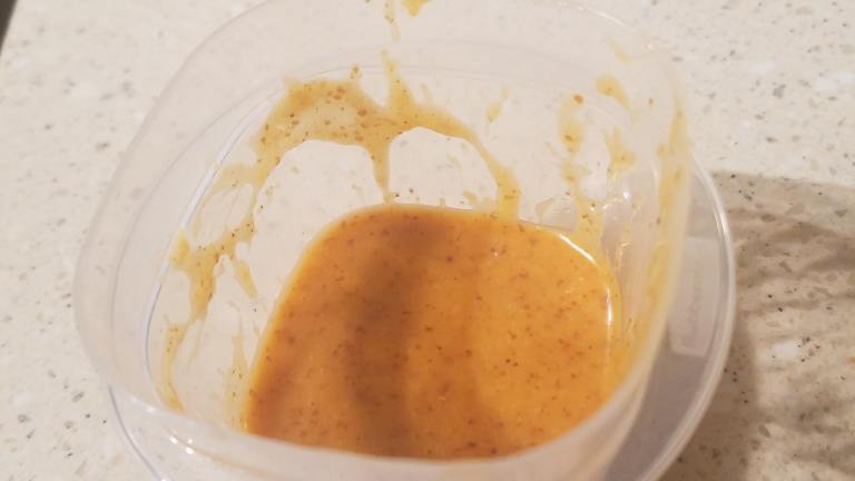 Honey Mustard Dipping Sauce W/ Miracle Whip Created by Geo R.