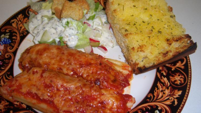 Manicotti W/Turkey, Cremini Mushrooms & Ricotta Cheese created by TheShields