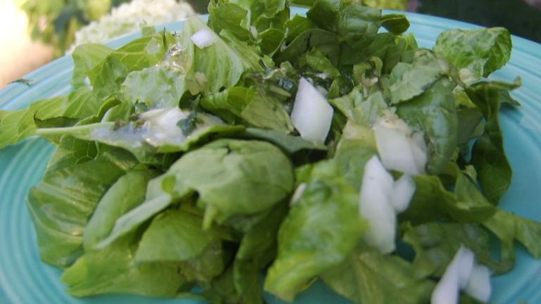 Very Green Salad With Herb Vinaigrette Created by LifeIsGood
