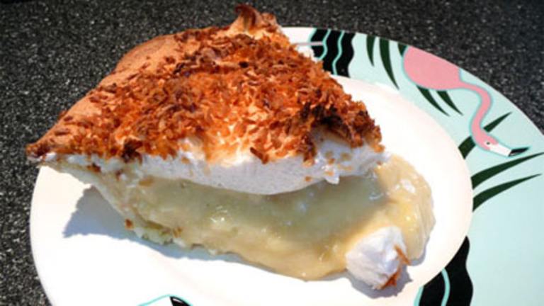 Coconut Cream Angel Pie Created by Outta Here