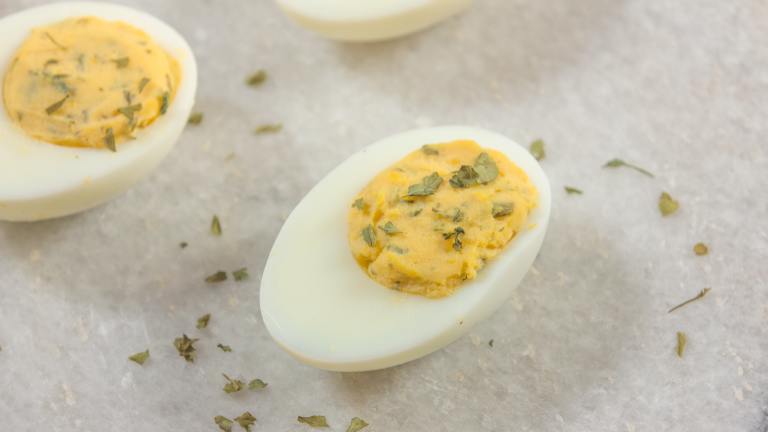 Deviled Eggs With Lemon Created by anniesnomsblog