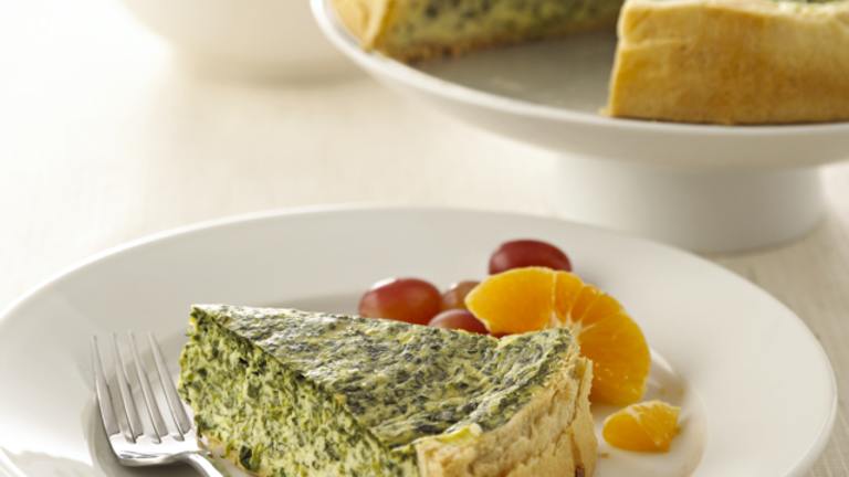 Chavrie Spinach Quiche Created by Corrinne J