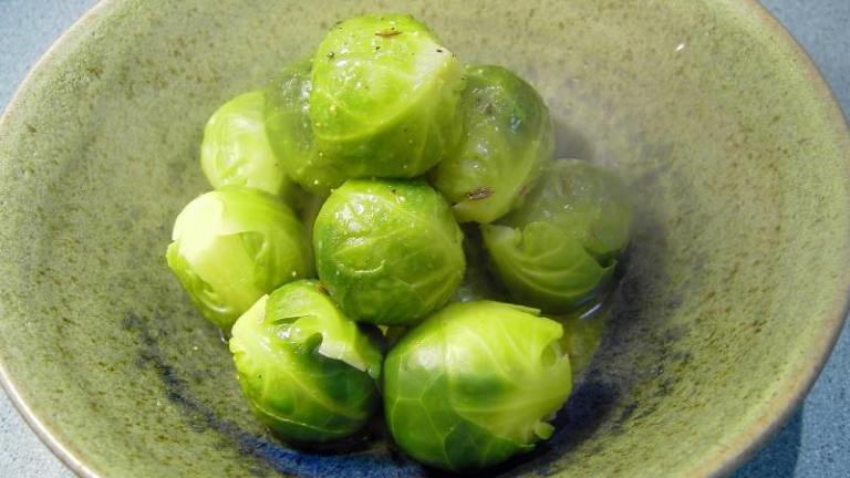 Brussels Sprouts with Butter and Caraway Created by JustJanS