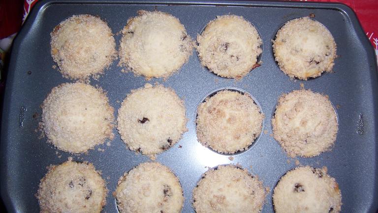 Chocolate Chip Muffins With Sugar Topping Created by Merline W.
