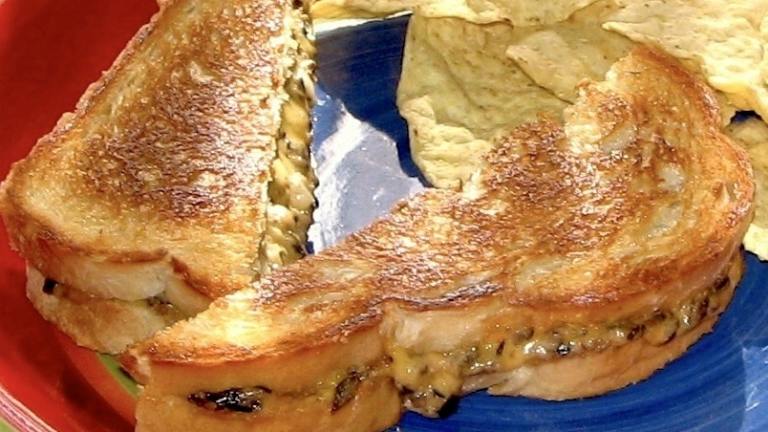 Mom's Grilled Enchilada Sandwiches Created by The Spice Guru