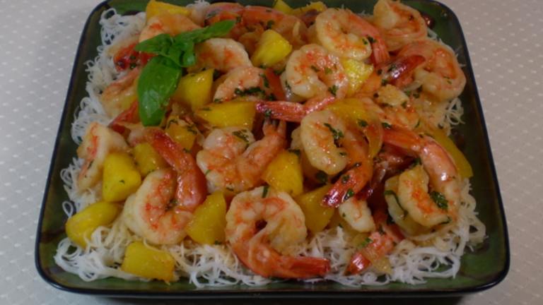 Pineapple Curry With Jumbo Shrimps Created by TasteTester