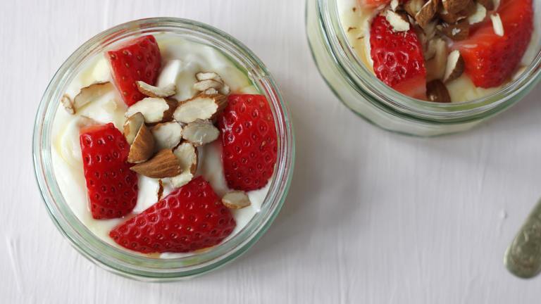 Greek Yogurt Dessert With Honey and Strawberries Recipe - Food.com