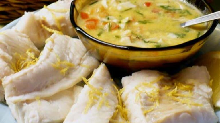 Poached Codfish Steaks With Egg Sauce (Torsk Med Eggesaus) Created by twissis