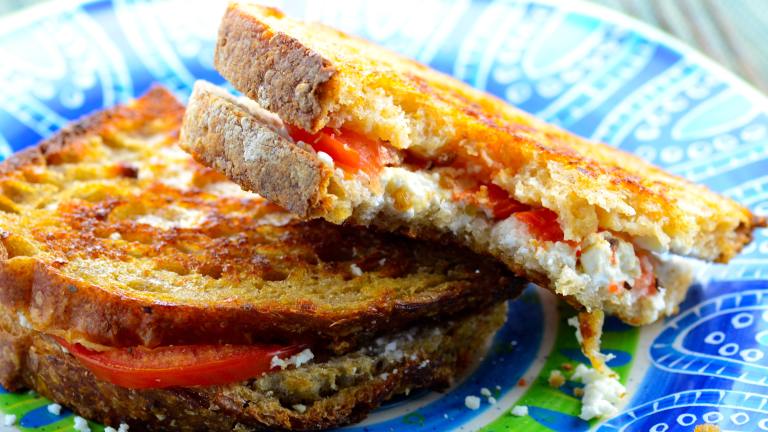 Greek Grilled Cheese Sandwich Created by May I Have That Rec