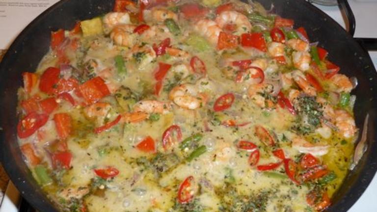 Fiery Avocado Green Curry and Shrimp Carb Redo Created by mickeydownunder