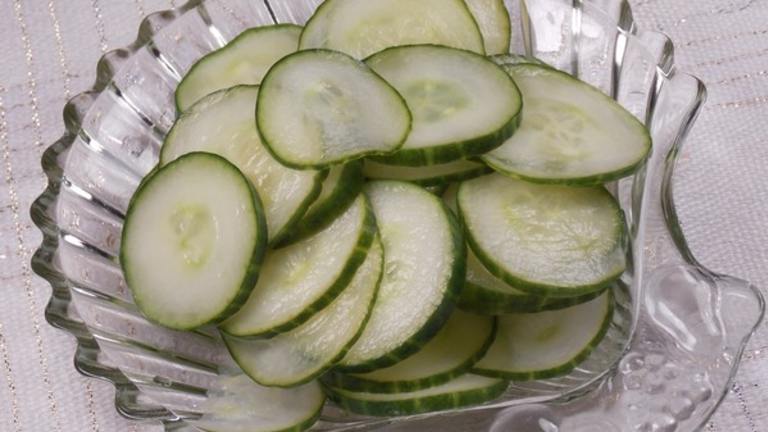 Pressed Cucumber Salad (Pressgurka) Created by Lavender Lynn