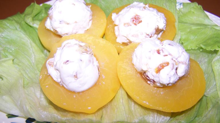 Stuffed Peaches Created by Chef PotPie