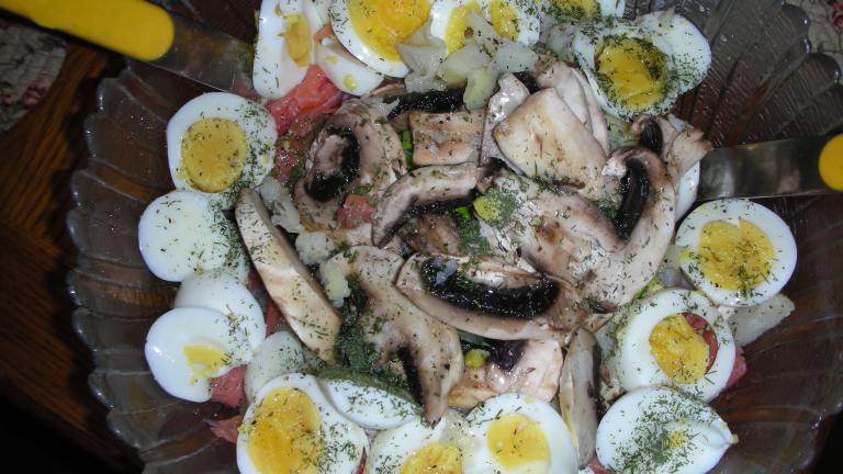 Smoked Salmon Luncheon Salad Bowl Created by JackieOhNo!
