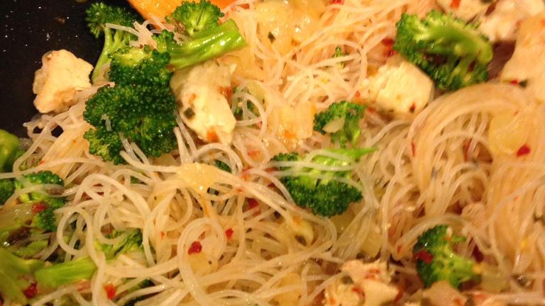 Crazy Chicken - Rice Noodle Stir-Fry Created by David S.