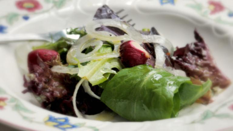 German/Bavarian Chopped Green Salad Mit Borretsch created by Andi Longmeadow Farm