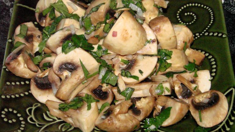 Mushroom Salad Created by Boomette