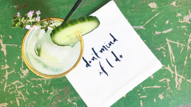 Cucumber Gimlet (Gin) Created by Kate Richards