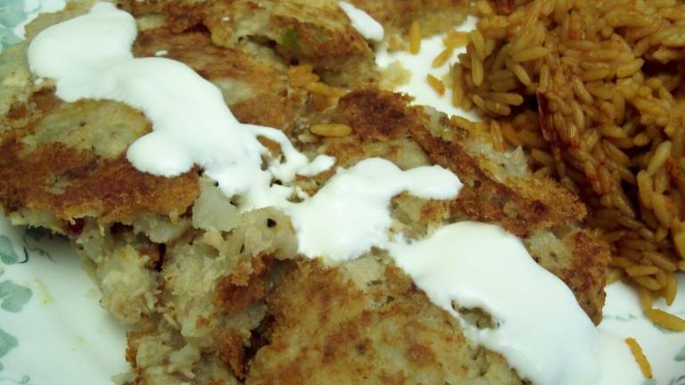 Teisennau Eog Dyfrdwy (Welsh Salmon Fish Cakes). created by Debbie R.