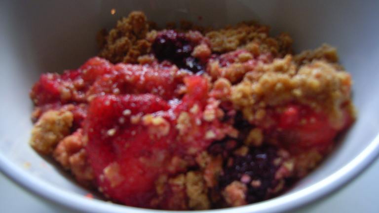 Oaty Mixed Berry Crumble Created by katew