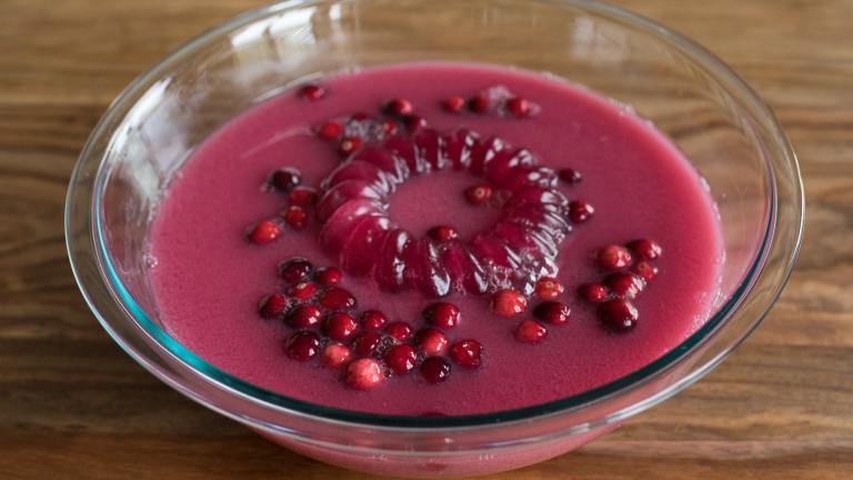 Cranberry Cream Punch Created by iamafoodblog