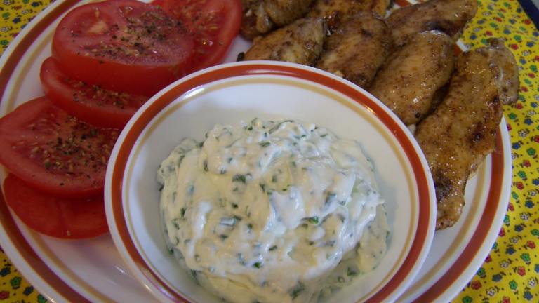 Jerk Chicken Wings With Creamy Dipping Sauce created by HotPepperRosemaryJe