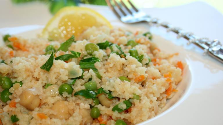 Quick Moroccan Chickpea and Vegetable Couscous created by Tinkerbell
