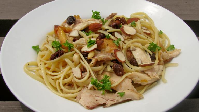 Nif's Chicken and Spaghetti With a Middle Eastern Twist Created by lazyme