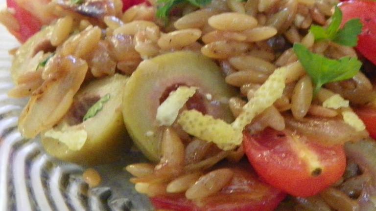 Mediterranean Orzo Created by Baby Kato