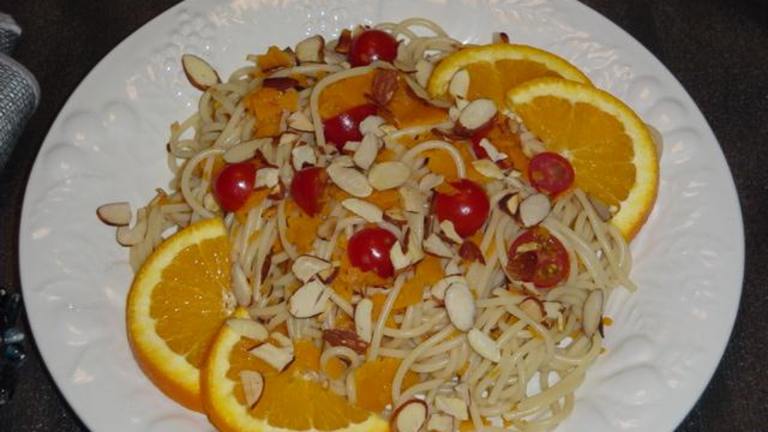 German "Pumpkin" Noodle Salad Created by Trixyinaz