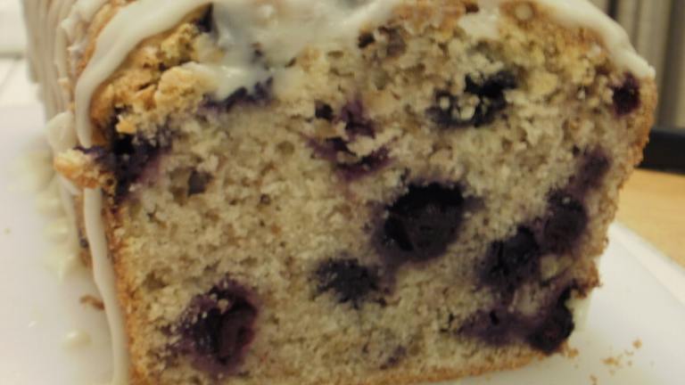 White Chocolate-Iced Blueberry Loaf created by Marie Nixon