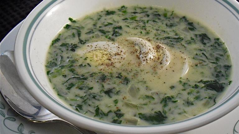Swedish Spinach Soup - Spenatsoppa Created by PaulaG