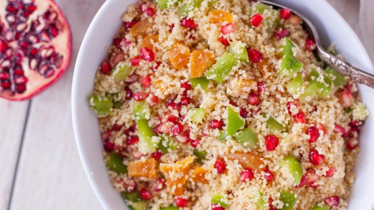 Couscous and Pomegranate Salad created by DianaEatingRichly