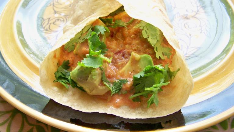 Southwestern Quinoa Burrito Created by Prose