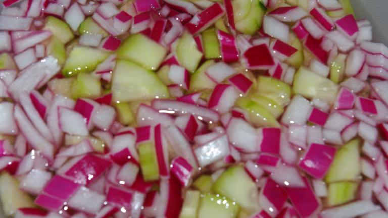 Sweet Cucumber Salad created by Linky