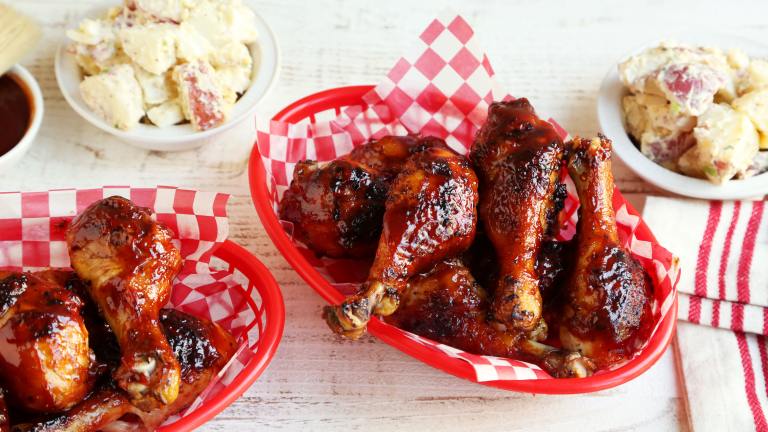 Grilled BBQ Chicken Legs created by Jonathan Melendez 