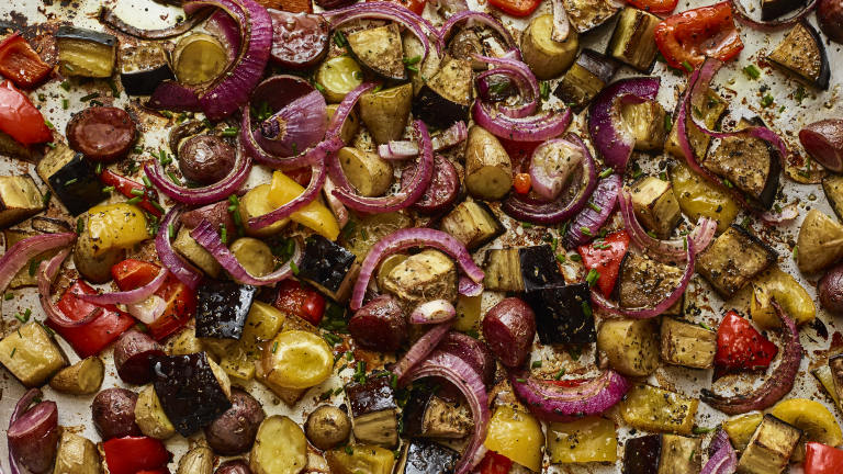 Roasted Mediterranean Vegetables Created by Andrew Purcell
