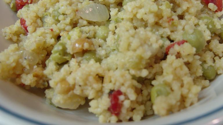 Moroccan Peanut Couscous With Peas created by Michelle Berteig