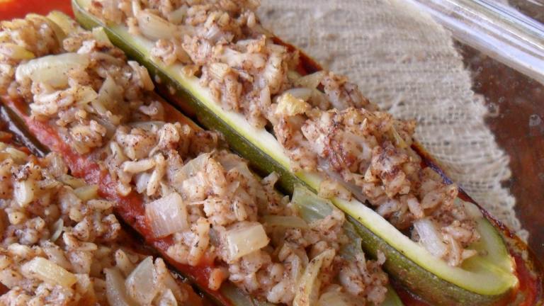 Stuffed Zucchini created by Wish I Could Cook