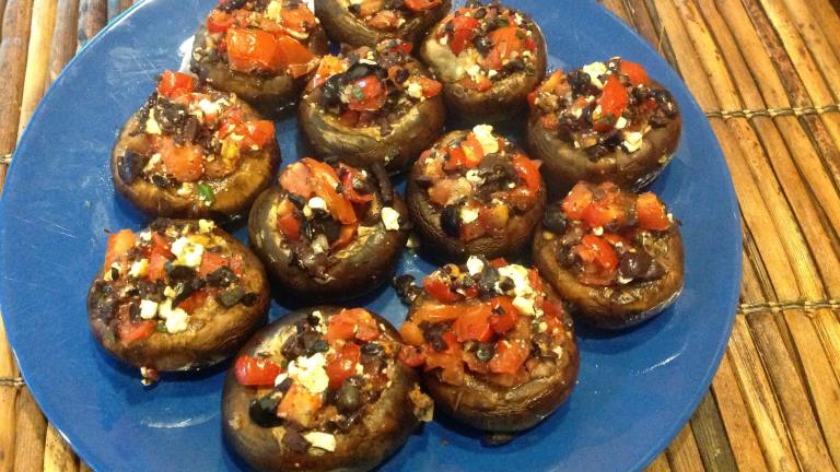 Greek Stuffed Mushrooms created by Dr. Jenny