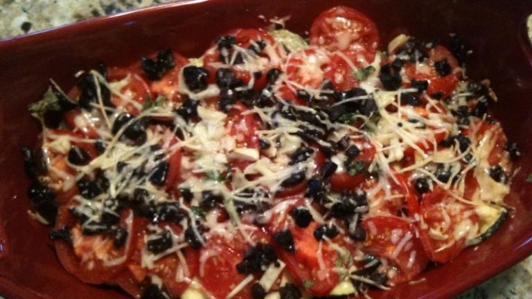 Zucchini-Tomato Gratin Created by RedVinoGirl