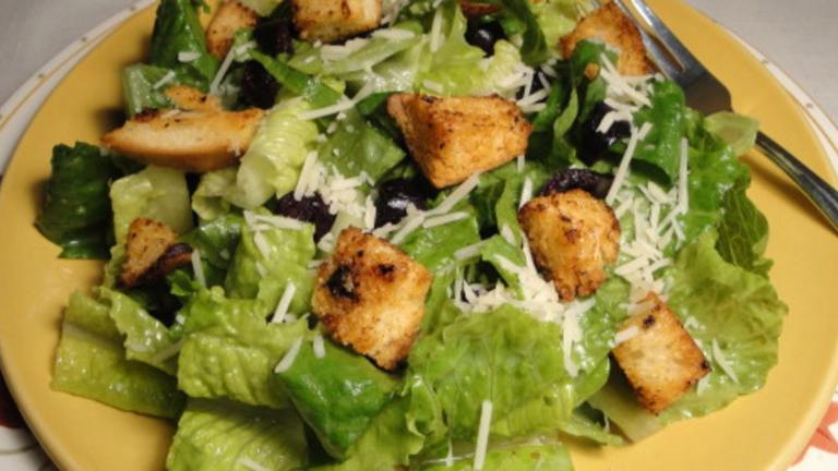 Romaine Hearts With Sourdough Croutons and Parmesan created by Debbwl